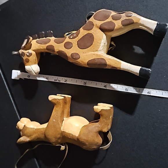 Wooden Assortment of Animal Ornaments Good Used Condition - Picture 9 of 9